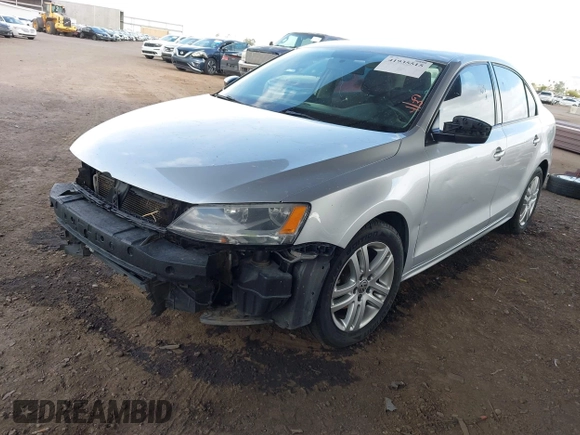 2015 Volkswagen Jetta S с VIN 3VW2K7AJXFM253042, выставлен на аукционе IAAI как лот 41935515 с пробегом 160 574 миль миль и . История ставок и продаж доступна на DreamBid. Изображение 2.