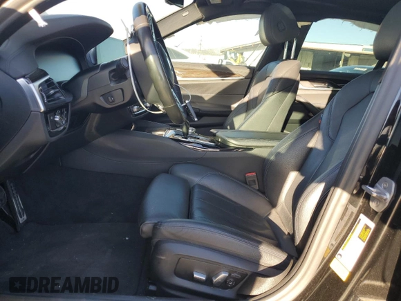2020 BMW 5 Series 530i with VIN WBAJR3C09LCD74424, listed as a Copart auction lot 47657575 with Not provided miles and Salvage title. Bid and sale history available at DreamBid. Image 7.