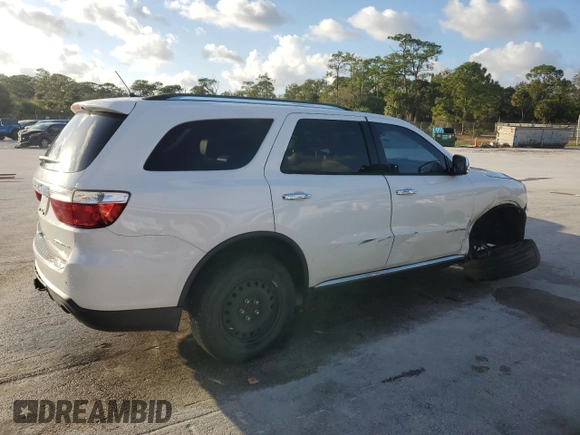 2013 Dodge Durango Citadel with VIN 1C4SDHET2DC670975, listed as a Copart auction lot 80535204 with 137,012 mi miles and Non Repairable. Bid and sale history available at carsss.com. Image 3.