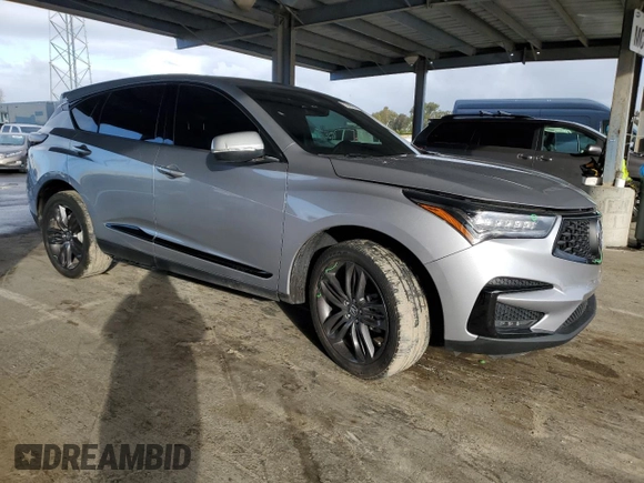 2019 Acura RDX w/A-Spec Pkg with VIN 5J8TC2H65KL037329, listed as a Copart auction lot 51444585 with 67,108 mi miles and Salvage title. Bid and sale history available at DreamBid. Image 4.