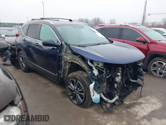 2020 Honda CR-V EX with VIN 5J6RW2H59LL015336, listed as a IAAI auction lot 41554062 with 67,268 mi miles. Bid and sale history available at carsss.com. Image 1.
