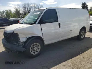 2011 Chevrolet Express Cargo z VIN 1GCSGAFX7B1126898, wystawiony jako Copart lot #54710165 z przebiegiem 161 073 mil mil oraz Szkoda całkowita • Salvage title. Historia ofert i sprzedaży dostępna na DreamBid. Obrazek 1.