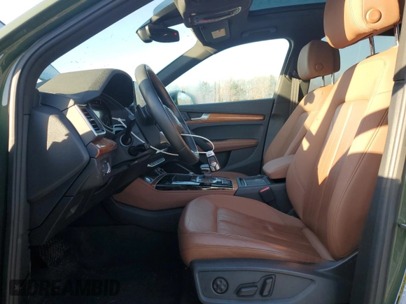 2021 Audi Q5 Premium Plus with VIN WA1E2AFYXM2040934, listed as a Copart auction lot 48679085 with 54,132 mi miles and Salvage Title. Bid and sale history available at carsss.com. Image 7.