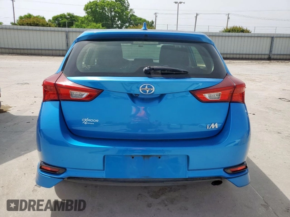 2016 Scion iM z VIN JTNKARJE6GJ508588, wystawiony jako Copart lot #56521965 z przebiegiem 81 800 mil mil oraz Szkody całkowita. Historia ofert i sprzedaży dostępna na DreamBid. Obrazek 6.