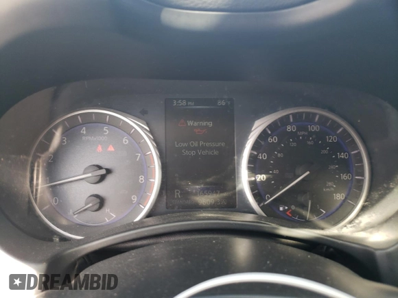 2017 Infiniti Q50 Signature Edition with VIN JN1EV7AP2HM739390, listed as a Copart auction lot 55449265 with 165,947 mi miles and Clean title. Bid and sale history available at DreamBid. Image 9.