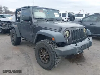 2018 Jeep Wrangler JK Sport with VIN 1C4AJWAG1JL831670, listed as a IAAI auction lot 41242791 with 94,497 mi miles. Bid and sale history available at carsss.com. Image 1.