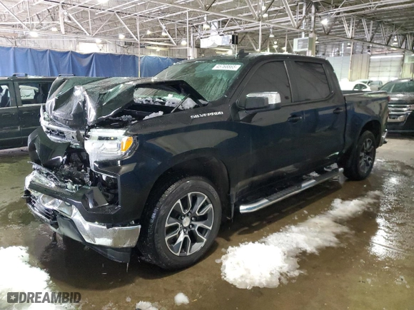 2022 Chevrolet Silverado 1500 LT with VIN 1GCPDKEKXNZ618437, listed as a Copart auction lot 45768865 with 65,539 mi miles and Non Repairable. Bid and sale history available at carsss.com. Image 1.