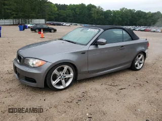 2011 BMW 1 Series 135i with VIN WBAUN7C51BVM24972, listed as a Copart auction lot 55737525 with 111,216 mi miles and Salvage title. Bid and sale history available at DreamBid. Image 1.