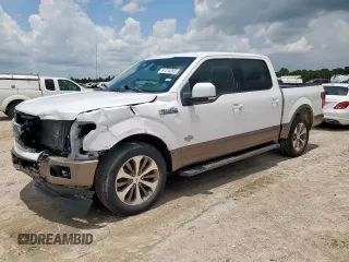 2019 Ford F-150 XL with VIN 1FTEW1C57KKE59664, listed as a Copart auction lot 61413285 with 100,646 mi miles and Salvage title. Bid and sale history available at DreamBid. Image 1.