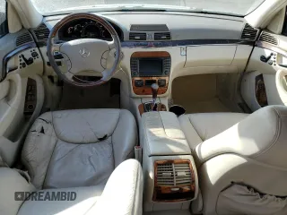 2003 Mercedes-Benz S-Class 5.0L with VIN WDBNG75JX3A376780, listed as a Copart auction lot 83376234 with 202,472 mi miles and Clean Title. Bid and sale history available at carsss.com. Image 8.