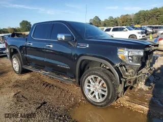 2019 GMC Sierra 1500 SLT with VIN 1GTU9DEL2KZ106515, listed as a Copart auction lot 79877184 with 134,768 mi miles and Salvage Title. Bid and sale history available at carsss.com. Image 4.