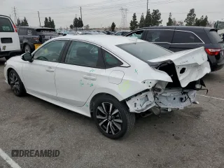 2023 Honda Civic Sedan EX with VIN 2HGFE1F7XPH304448, listed as a Copart auction lot 47848705 with 1,838 mi miles and Salvage Title. Bid and sale history available at carsss.com. Image 2.