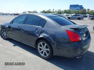 2008 Nissan Maxima SE with VIN 1N4BA41EX8C821520, listed as a IAAI auction lot 42395712 with 99,785 mi miles and . Bid and sale history available at DreamBid. Image 3.
