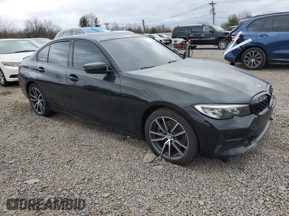 2019 BMW 3 Series 330i xDrive with VIN WBA5R7C59KFH30291, listed as a Copart auction lot 47640295 with 73,665 mi miles and Salvage Title. Bid and sale history available at carsss.com. Image 4.