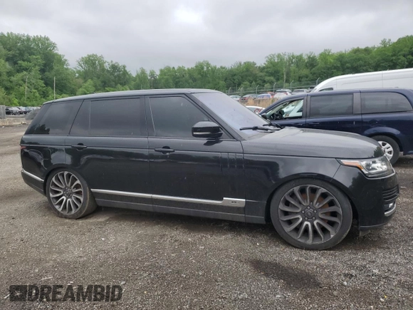 2016 Land Rover Range Rover Supercharged with VIN SALGS3EF4GA311192, listed as a Copart auction lot 55586905 with 122,737 mi miles and Clean title. Bid and sale history available at DreamBid. Image 4.