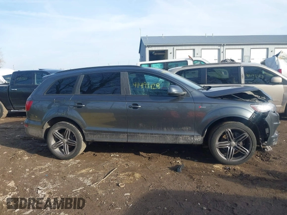 2015 Audi Q7 S line Prestige with VIN WA1DGAFEXFD023710, listed as a IAAI auction lot 41499428 with 165,787 mi miles and . Bid and sale history available at DreamBid. Image 13.