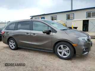 2018 Honda Odyssey EX with VIN 5FNRL6H5XJB069136, listed as a Copart auction lot 51873105 with 43,205 mi miles and Salvage title. Bid and sale history available at DreamBid. Image 4.