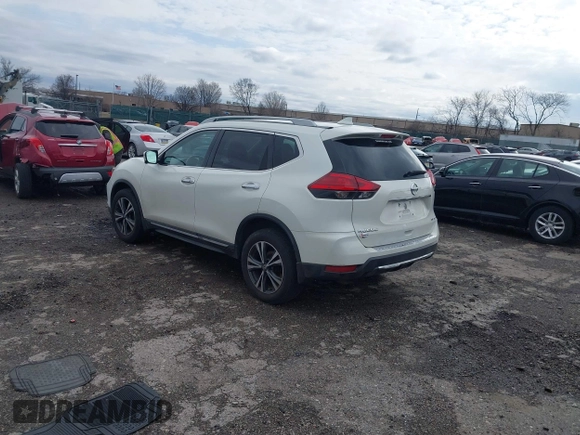 2017 Nissan Rogue SV with VIN 5N1AT2MV1HC830652, listed as a IAAI auction lot 41716845 with 126,599 mi miles. Bid and sale history available at carsss.com. Image 3.