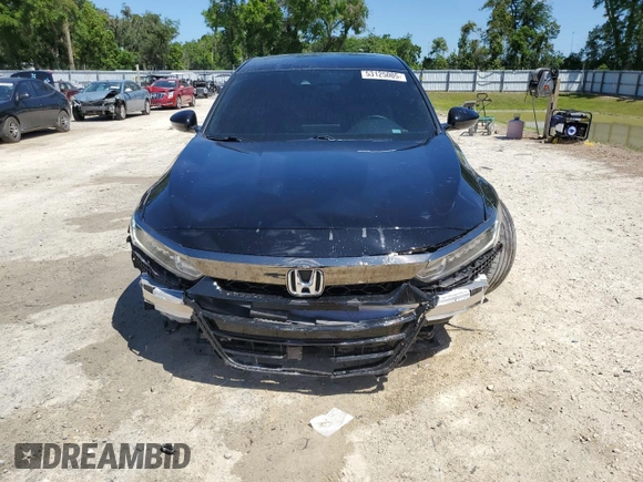 2019 Honda Accord Sport with VIN 1HGCV1F39KA095811, listed as a Copart auction lot 53125005 with 111,086 mi miles and Salvage Title. Bid and sale history available at DreamBid. Image 5.