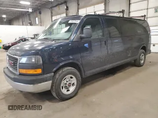 2013 GMC Savana z VIN 1GJZ71FG6D1181157, wystawiony jako Copart lot #85807914 z przebiegiem 114 515 mil mil oraz Czysty tytuł • Clean title. Historia ofert i sprzedaży dostępna na DreamBid. Obrazek 1.