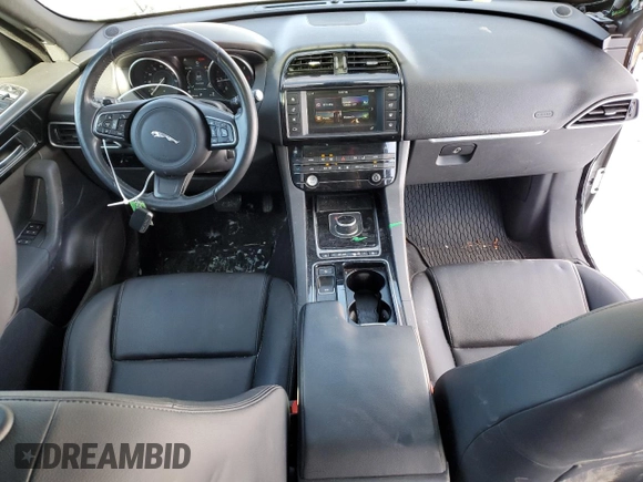 2018 Jaguar F-Pace 20d Premium with VIN SADCJ2FN2JA260943, listed as a Copart auction lot 83870134 with 84,396 mi miles and Salvage Title. Bid and sale history available at DreamBid. Image 8.