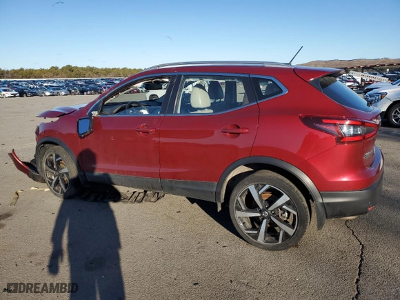 2021 Nissan Rogue Sport SL with VIN JN1BJ1CWXMW421421, listed as a Copart auction lot 44931355 with 40,386 mi miles and Salvage Title. Bid and sale history available at carsss.com. Image 2.