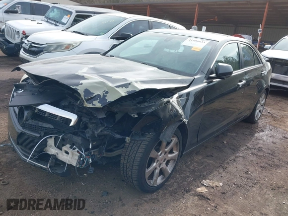 2013 Cadillac ATS with VIN 1G6AA5RX4D0141578, listed as a IAAI auction lot 41406633 with 147,483 mi miles and . Bid and sale history available at DreamBid. Image 2.