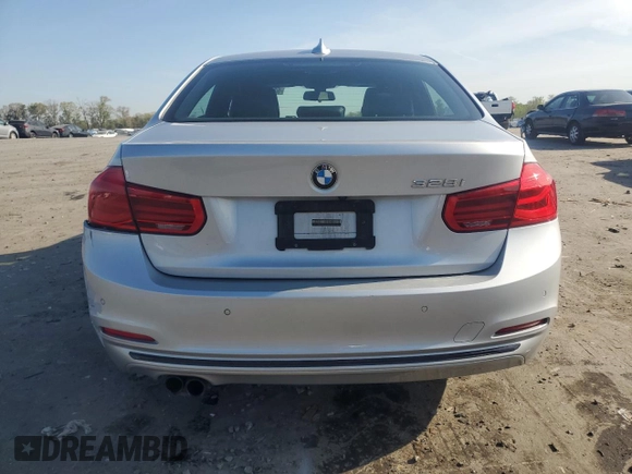 2016 BMW 3 Series 328i with VIN WBA8E9G50GNT45632, listed as a Copart auction lot 53670555 with 63,790 mi miles and Salvage Title. Bid and sale history available at carsss.com. Image 6.