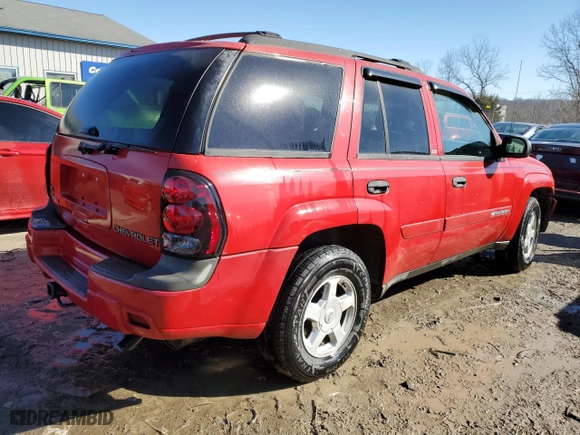 2002 Chevrolet TrailBlazer LS with VIN 1GNDT13S722281272, listed as a Copart auction lot 42205455 with 0 mi miles and Salvage Title. Bid and sale history available at carsss.com. Image 3.