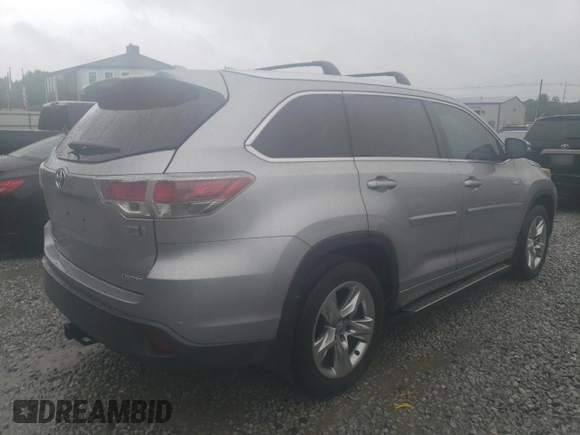 2015 Toyota Highlander Hybrid Limited with VIN 5TDDCRFH3FS009923, listed as a Copart auction lot 64925563 with 96,911 mi miles and Salvage Title. Bid and sale history available at carsss.com. Image 3.