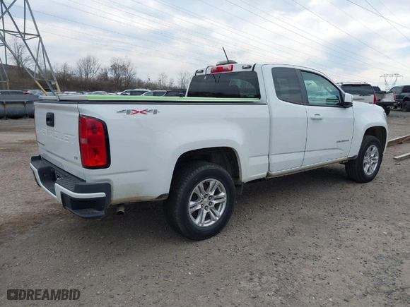 2021 Chevrolet Colorado 4WD LT with VIN 1GCHTCEA1M1253177, listed as a IAAI auction lot 41447800 with NaN miles. Bid and sale history available at carsss.com. Image 4.