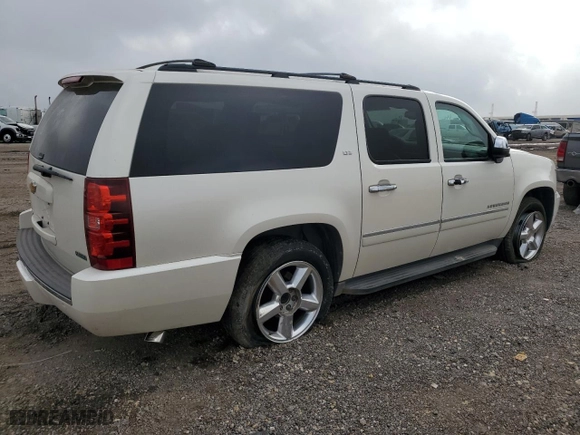 2012 Chevrolet Suburban LTZ with VIN 1GNSCKE02CR199645, listed as a Copart auction lot 47209145 with 128,454 mi miles and Salvage Title. Bid and sale history available at carsss.com. Image 3.