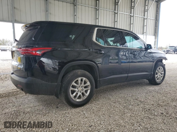 2022 Chevrolet Traverse LS with VIN 1GNERFKW2NJ101369, listed as a Copart auction lot 51094465 with 60,204 mi miles and Salvage Title. Bid and sale history available at carsss.com. Image 3.