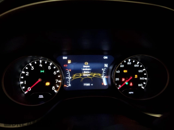 2020 Jeep Compass Limited with VIN 3C4NJDCB5LT116390, listed as a Copart auction lot 58753025 with 77,393 mi miles and Non repairable. Bid and sale history available at DreamBid. Image 9.