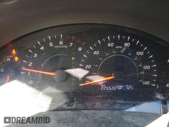 2009 Toyota Camry with VIN 4T1BE46K29U377019, listed as a Copart auction lot 54723805 with 225,522 mi miles and Salvage Title. Bid and sale history available at DreamBid. Image 9.