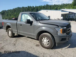 2018 Ford F-150 XL with VIN 1FTMF1EB6JFC99427, listed as a Copart auction lot 59762874 with 44,549 mi miles and Salvage Title. Bid and sale history available at carsss.com. Image 4.