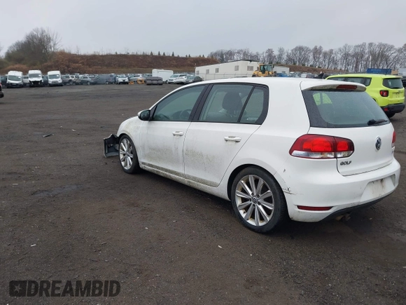 2012 Volkswagen Golf TDI with VIN WVWDM7AJ3CW334286, listed as a IAAI auction lot 41928099 with 173,426 mi miles and . Bid and sale history available at DreamBid. Image 3.