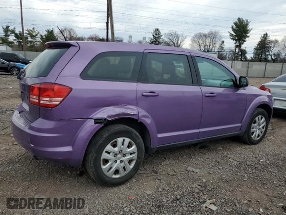 2014 Dodge Journey American Value Pkg with VIN 3C4PDCAB3ET241727, listed as a Copart auction lot 50525965 with 173,244 mi miles and Salvage Title. Bid and sale history available at carsss.com. Image 3.