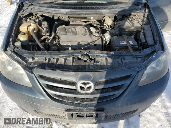 2004 Mazda MPV LX with VIN JM3LW28A640524691, listed as a Copart auction lot 88479835 with 188,413 mi miles and Clean Title. Bid and sale history available at carsss.com. Image 12.