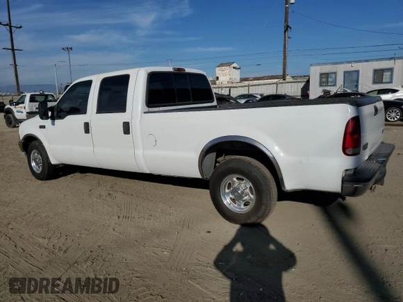 2001 Ford Super Duty F-250 XL with VIN 1FTNW20L81ED32802, listed as a Copart auction lot 75545964 with 234,904 mi miles and Clean Title. Bid and sale history available at carsss.com. Image 2.