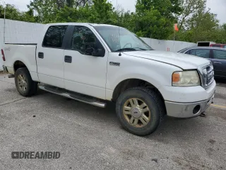 2008 Ford F-150 XLT with VIN 1FTPW14V88FA31353, listed as a Copart auction lot 55671745 with 206,024 mi miles and Clean title. Bid and sale history available at DreamBid. Image 4.