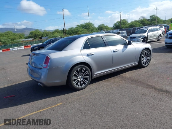 2014 Chrysler 300 with VIN 2C3CCABT5EH202874, listed as a IAAI auction lot 41842116 with 154,187 mi miles. Bid and sale history available at carsss.com. Image 4.