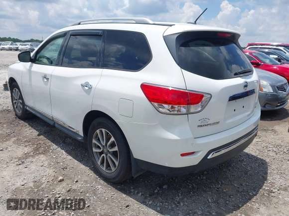 2013 Nissan Pathfinder SL with VIN 5N1AR2MM1DC649521, listed as a IAAI auction lot 42640095 with 143,503 mi miles and . Bid and sale history available at DreamBid. Image 3.
