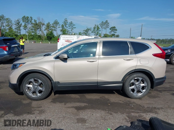 2019 Honda CR-V EX-L with VIN 2HKRW1H84KH503106, listed as a IAAI auction lot 42538439 with 27,883 mi miles and . Bid and sale history available at DreamBid. Image 14.