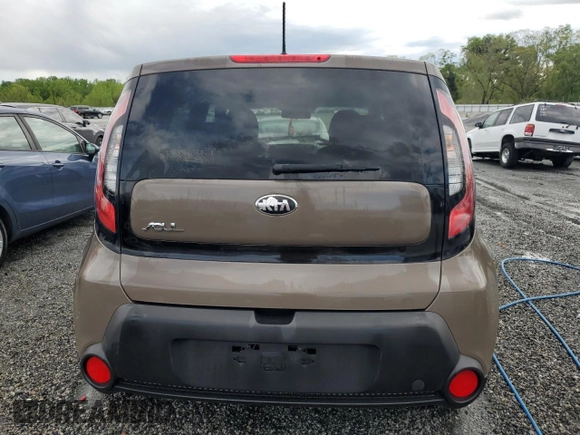 2015 Kia Soul with VIN KNDJN2A21F7191185, listed as a Copart auction lot 52756095 with 52,163 mi miles and Salvage Title. Bid and sale history available at DreamBid. Image 6.