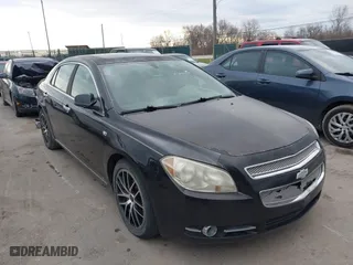 2008 Chevrolet Malibu LTZ with VIN 1G1ZK577484255040, listed as a IAAI auction lot 41912283 with 1 mi miles. Bid and sale history available at carsss.com. Image 1.
