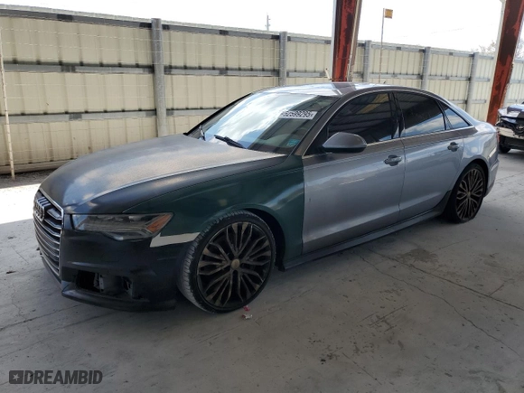 2016 Audi A6 2.0T Premium Plus with VIN WAUGFAFC4GN048745, listed as a Copart auction lot 52599295 with 105,925 mi miles and Clean Title. Bid and sale history available at carsss.com. Image 1.