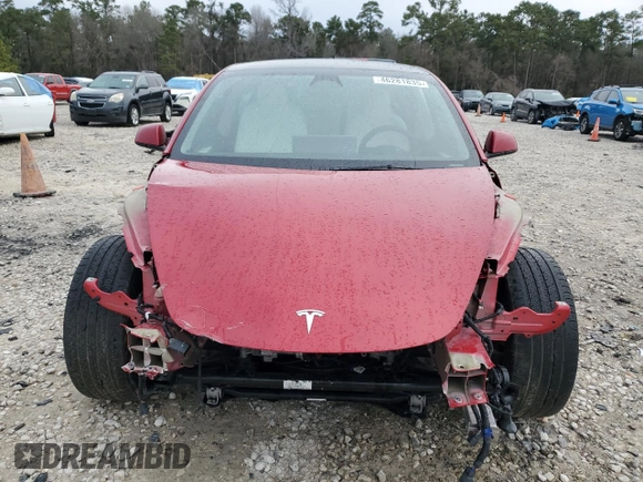 2023 Tesla Model 3 Long Range with VIN 5YJ3E1EB9PF471347, listed as a Copart auction lot 46281835 with Not Provided miles and Salvage Title. Bid and sale history available at DreamBid. Image 5.