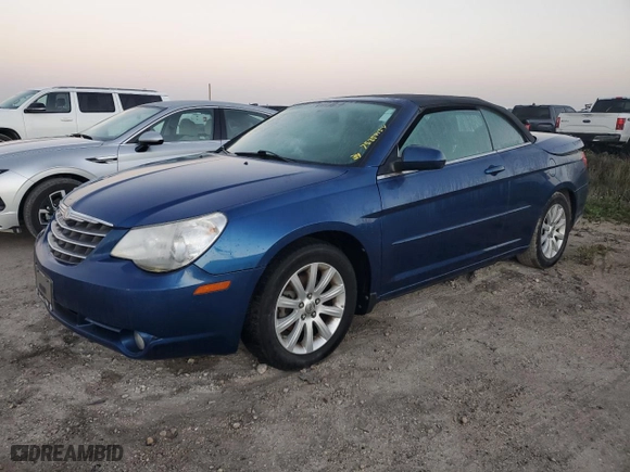 2010 Chrysler Sebring Touring with VIN 1C3BC5ED9AN169113, listed as a Copart auction lot 75358154 with 0 mi miles and Salvage Title. Bid and sale history available at carsss.com. Image 1.