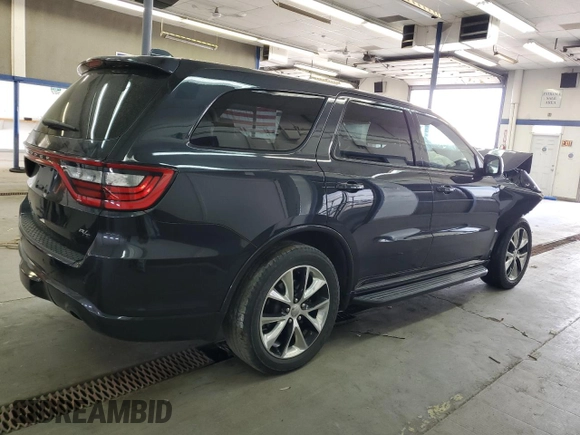 2015 Dodge Durango R/T with VIN 1C4SDJCT8FC772312, listed as a Copart auction lot 56235075 with 61,813 mi miles and Salvage title. Bid and sale history available at DreamBid. Image 3.